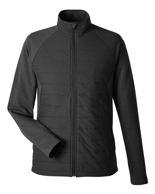 EG PRO Men’s Hybrid Full-Zip Jacket – Fleece-Lined, Water-Resistant Outerwear