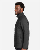 EG PRO Men’s Hybrid Full-Zip Jacket – Fleece-Lined, Water-Resistant Outerwear