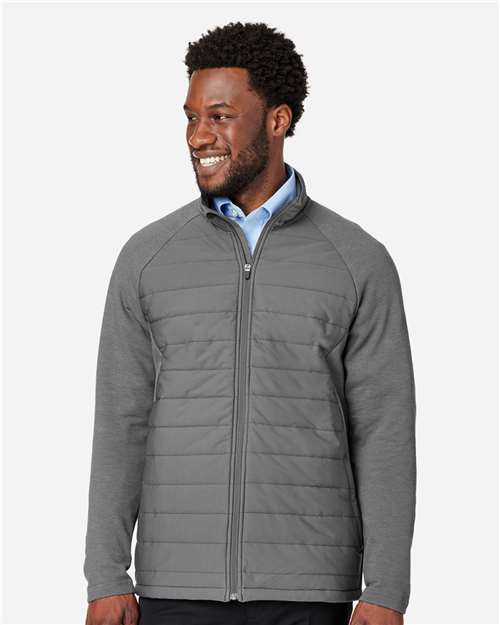 EG PRO Men’s Hybrid Full-Zip Jacket – Fleece-Lined, Water-Resistant Outerwear