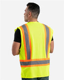 Berne Apparel Men's Work Vest Hi-Vis Class 2 Multi-Color