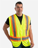 Berne Apparel Men's Work Vest Hi-Vis Class 2 Multi-Color