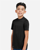 ER PRO Youth Boy T Shirts Short Sleeve Plain Cotton Undershirts 4-Pack