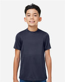 ER PRO Youth Boy T Shirts Short Sleeve Plain Cotton Undershirts 4-Pack
