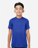 ER PRO Youth Boy T Shirts Short Sleeve Plain Cotton Undershirts 4-Pack