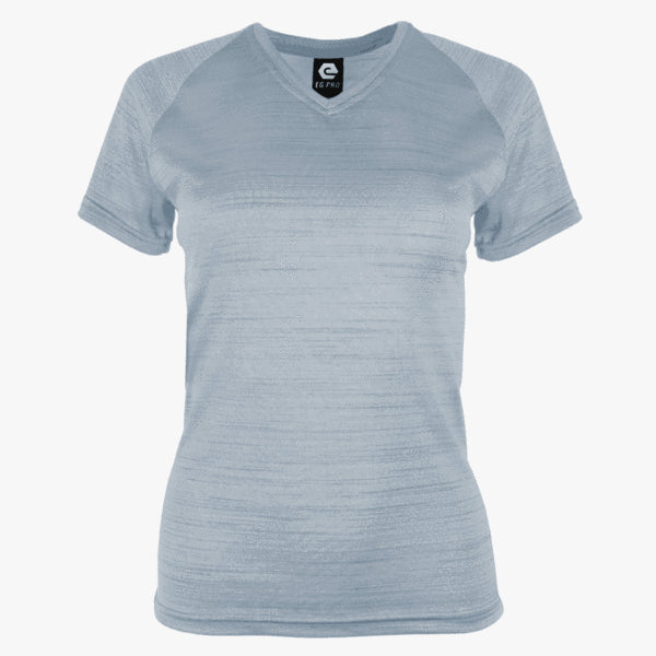 EG Pro Women's V-Neck Tee Defender Heather