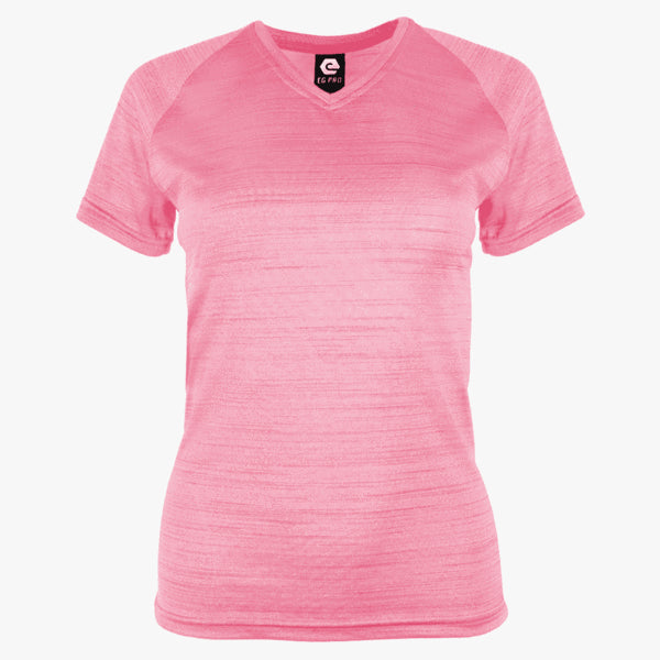 EG Pro Women's V-Neck Tee Defender Heather