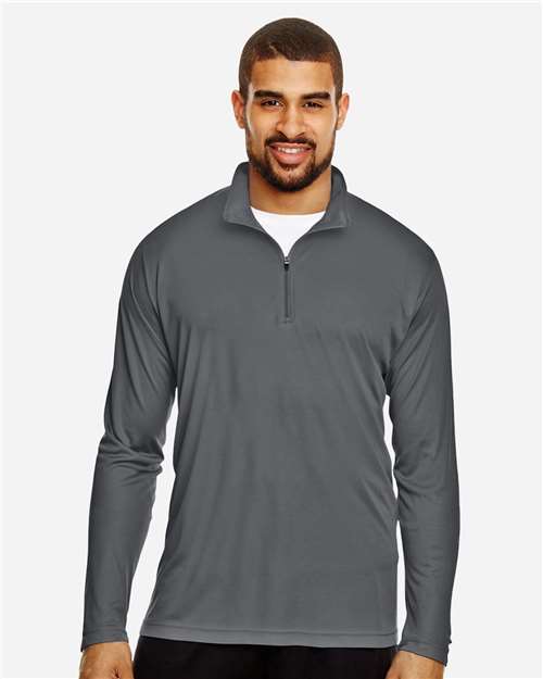 EG PRO Men Pullover Quarter Zip Athletic Zone Performance