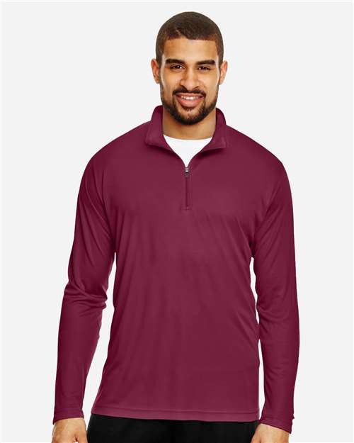 EG PRO Men Pullover Quarter Zip Athletic Zone Performance