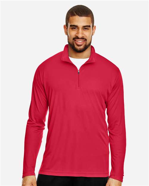 EG PRO Men Pullover Quarter Zip Athletic Zone Performance