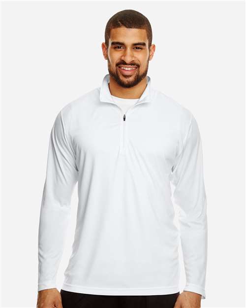 EG PRO Men Pullover Quarter Zip Athletic Zone Performance