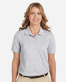 Harriton Women's Polo Shirt Short Sleeve Moisture Wicking 2-Pack