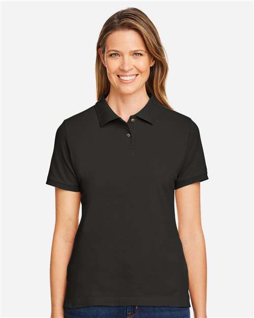 EG PRO Women's Cotton Polo Shirt – Short Sleeve Collared Polo for Women, Classic Fit Casual Golf Polo Top