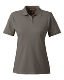 EG PRO Women's Cotton Polo Shirt – Short Sleeve Collared Polo for Women, Classic Fit Casual Golf Polo Top