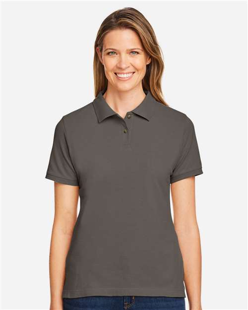 EG PRO Women's Cotton Polo Shirt – Short Sleeve Collared Polo for Women, Classic Fit Casual Golf Polo Top