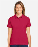 EG PRO Women's Cotton Polo Shirt – Short Sleeve Collared Polo for Women, Classic Fit Casual Golf Polo Top