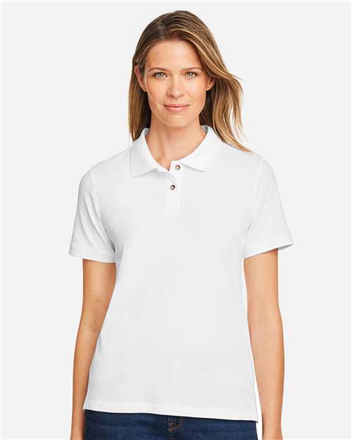 EG PRO Women's Cotton Polo Shirt – Short Sleeve Collared Polo for Women, Classic Fit Casual Golf Polo Top
