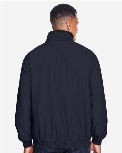 EG PRO Men’s Water-Resistant Fleece-Lined Nylon Jacket – Heavyweight Warmth