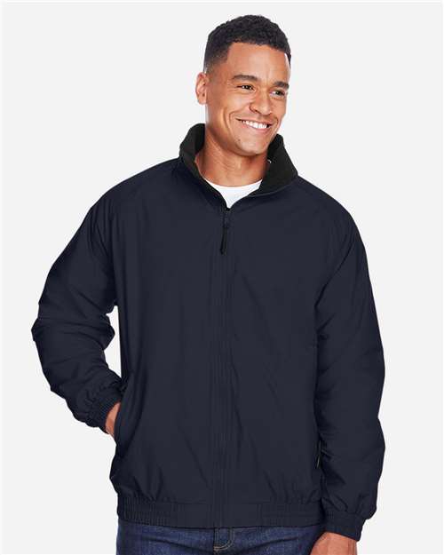 EG PRO Men’s Water-Resistant Fleece-Lined Nylon Jacket – Heavyweight Warmth