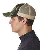 Adams Headwear Ollie Distressed Trucker Cap OL102