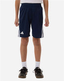 Adidas Youth Boys Shorts 7 Inch Inseam 3-Stripes Athletic Shorts Kids Soccer Gym Lightweight