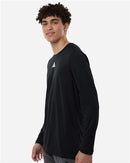 Adidas Men’s Long Sleeve T Shirts 2-Pack Pregame Athletic Performance Tee Moisture Wicking