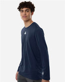 Adidas Men’s Long Sleeve T Shirts 2-Pack Pregame Athletic Performance Tee Moisture Wicking