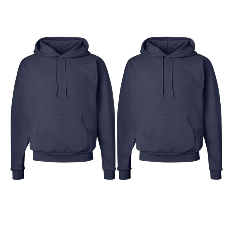 Hanes - Ecosmart Hooded Sweatshirt Super Soft Cotton Moisture-Wicking - 2 Pack