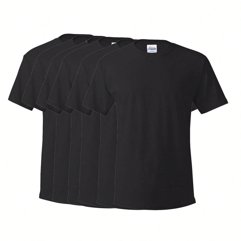 Hanes Men's 6 Pack T-Shirt - Quick Dry