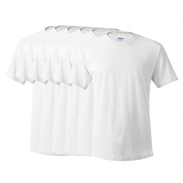 Hanes Men's 6 Pack T-Shirts 100% Cotton Value Pack - Super Soft