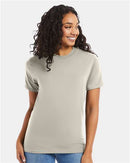 Hanes Beefy-T Women T Shirt Tees Short Sleeve 2-Pack Upto 5XL Sizes Available