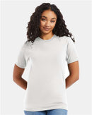 Hanes Beefy-T Women T Shirt Tees Short Sleeve 2-Pack Upto 5XL Sizes Available