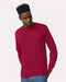 EG PRO Men T Shirts Long Sleeve Women Tees with Rib Cuffs Ultra Cotton - 2 Pack