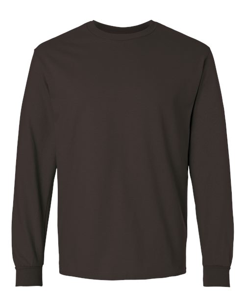 EG PRO Men T Shirts Long Sleeve Women Tees with Rib Cuffs Ultra Cotton - 2 Pack
