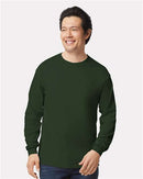 EG PRO Men T Shirts Long Sleeve Women Tees with Rib Cuffs Ultra Cotton - 2 Pack