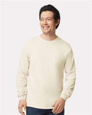 EG PRO Men T Shirts Long Sleeve Women Tees with Rib Cuffs Ultra Cotton - 2 Pack