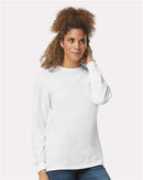 EG PRO Men T Shirts Long Sleeve Women Tees Ultra Cotton - 6 Pack