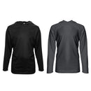 EG PRO  Women Hooded Tee Basic Training  L/S (Set-In Sleeves) - Moisture Wicking - 2 Pack