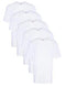 Hanes Men's Crew Undershirt, White - 5 Pack