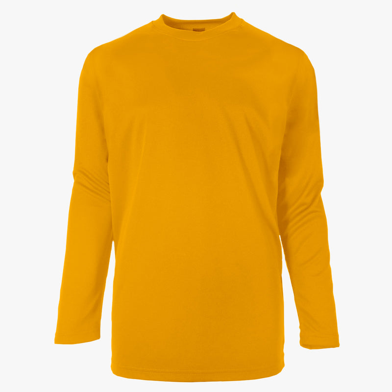 EG PRO Boy Tee T Shirt Long Sleeve Basic Training Youth L/S Crew Neck (Set-In Sleeves)