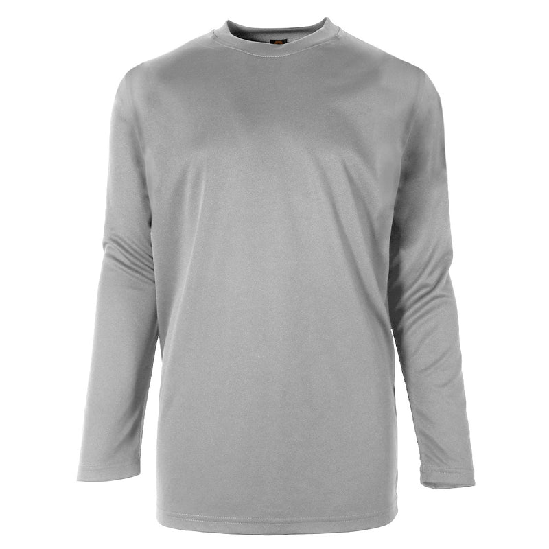EG PRO Boy Tee T Shirt Long Sleeve Basic Training Youth L/S Crew Neck (Set-In Sleeves)