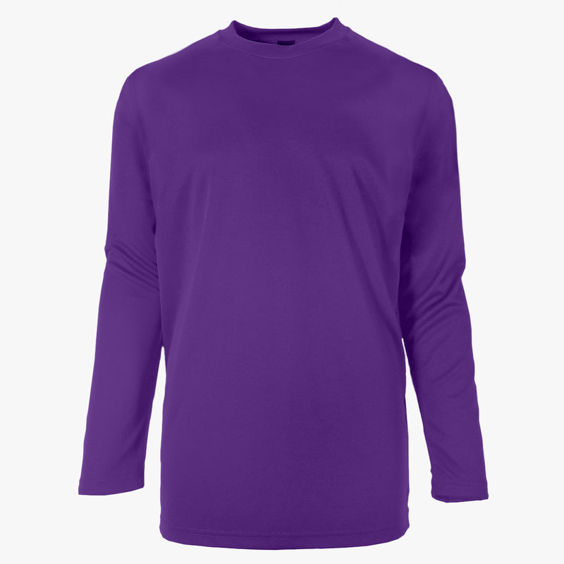 EG PRO Boy Tee T Shirt Long Sleeve Basic Training Youth L/S Crew Neck (Set-In Sleeves)