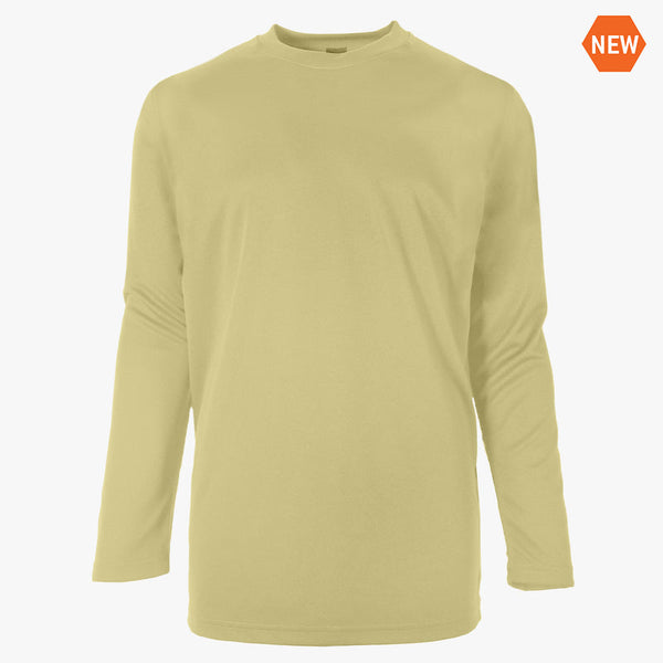 EG PRO Boy Tee T Shirt Long Sleeve Basic Training Youth L/S Crew Neck (Set-In Sleeves)