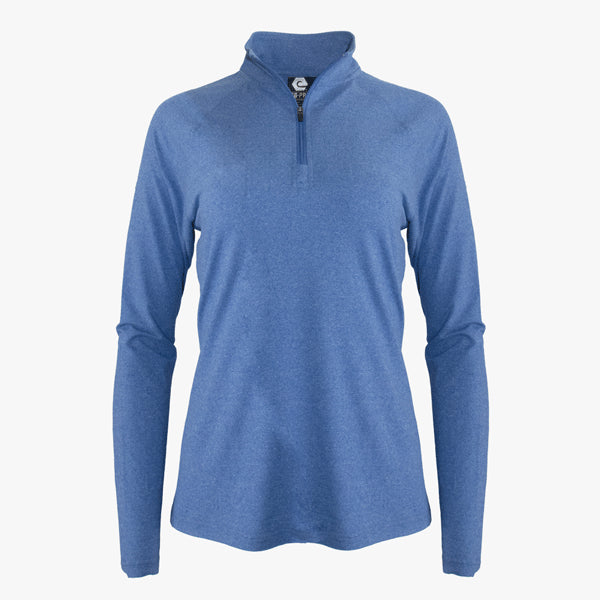 EG PRO Women Zip Pullover Evo Heather