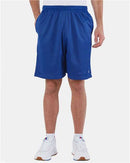 Champion Mesh Shorts with Pockets 3-Pack 9” Inseam Unisex Athletic Gym Basketball Shorts Lightweight Breathable