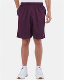 Champion Mesh Shorts with Pockets 3-Pack 9” Inseam Unisex Athletic Gym Basketball Shorts Lightweight Breathable
