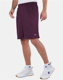 Champion Mesh Shorts with Pockets 3-Pack 9” Inseam Unisex Athletic Gym Basketball Shorts Lightweight Breathable