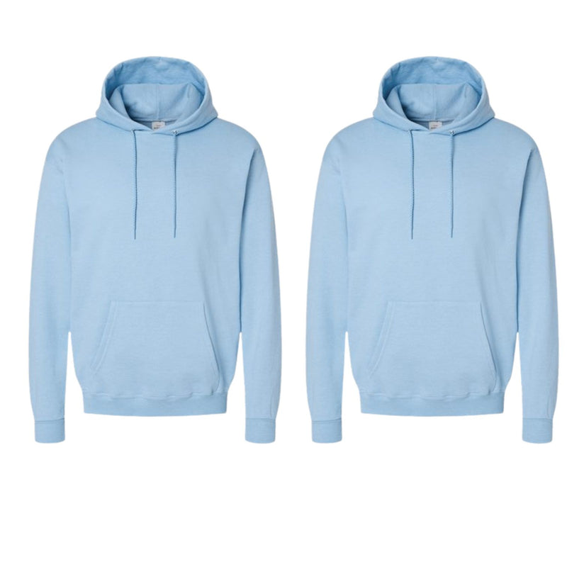 Hanes - Ecosmart Hooded Sweatshirt Super Soft Cotton Moisture-Wicking - 2 Pack