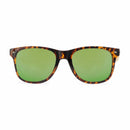 CapeShades Tortoise Frame Bamboo Sunglasses Black Green Lens Lightweight