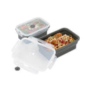 Collapsible Bento Food Storage Containers 27oz 41oz Microwave Dishwasher