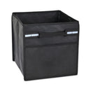 Collapsible Cargo Storage Box Organizer Non Woven Tote 12x12x12 Inch